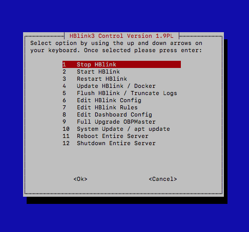 HBlink-menu New HBlink Menu System